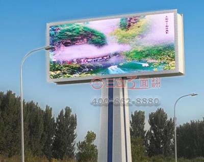 大型三面翻轉LED全彩廣告屏技術功能你了解多少